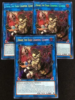 Yugioh Dharc The Dark Charmer RA03-EN048 1ST Secret X3 (NM) - Image 1