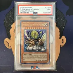 PSA 9 MINT 2004 YU-GI-Oh! Exclusive Pack THEINEN THE GREAT SPHINX EN001 - Image 2