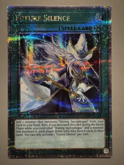 YUGIOH FUTURE SILENCE (SPELL) ASIA ENGLISH EDITION LEDE-AE054 25TH FOIL QCSR - Image 1