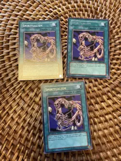 Yu-Gi-Oh! 3x Spiritualism LON-094 Labyrinth of Nightmare Rare NM - Image 1