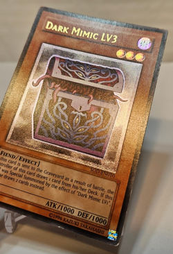 ULTIMATE Rare Dark Mimic LV3 SOD-EN010 Unlimited Yugioh 872 - Image 3