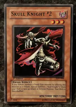 Misprint! Skull Knight #2 - LOD-006 - Common - 1st Edition - Yu-Gi-Oh! TCG - VLP - Image 1