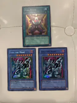 Yugioh! Zera the Mant UNPLAYED PP01 EN011 Secret Rare & Super Rare Unlimited - Image 1