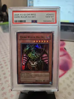 2025 Yu-Gi-Oh Retro PACK 2 Dark Ruler He Des EN052 PSA 10 - Image 1
