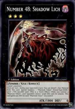 Number 48: Shadow Lich - 1st Edition PRIO-EN097 - NM - YuGiOh - Image 1