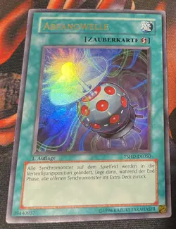 Intercept Wave - GERMAN Light Play - 1st Edition Ultra Rare TSHD-EN050 DE050 YGO - Image 1