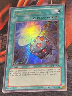 Intercept Wave - GERMAN Light Play - 1st Edition Ultra Rare TSHD-EN050 DE050 YGO - Image 3