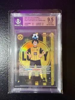 One Piece x BVB Monkey D. Luffy Promo Card ST13-003 Dortmund BGS 9,5 Beckett - Image 1