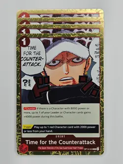 One Piece - 4x OP14-018 Time for the Counterattack - Rare - Image 1
