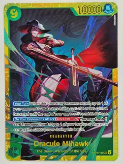 One Piece - OP14-119 Dracule Mihawk - Secret Rare - Image 1