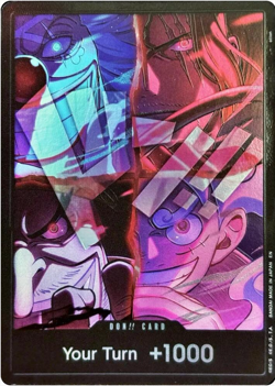 DON!! Luffy Shanks Buggy Teach RARE 2ND ANNIVERSARY PROMO DON!! ONE PIECE TCG NM - Image 2