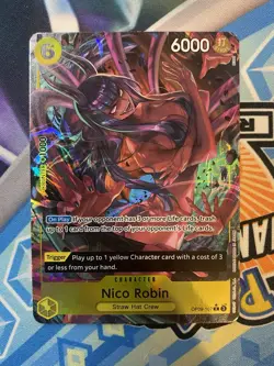 One Piece TCG - Nico Robin OP09-107 AA- Englisch - Near Mint - Image 1
