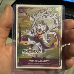 ONE PIECE Card Game TCG / Monkey.D.Luffy P-041 / Regionals ENG - Image 1