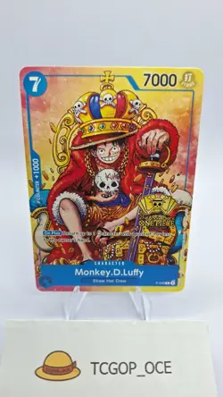 One Piece TCG - Monkey D. Luffy P-043 (2nd Anniversary Stamped Promo) - English - Image 1