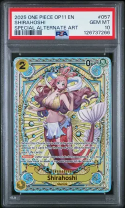 One Piece Shirahoshi SP EB01-057 A Fist of Divine Speed PSA 10 - Image 1