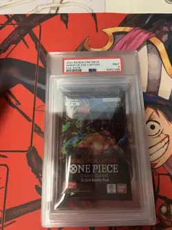 2024 Bandai, One Piece Wings Of The Captain Foil Pack PSA 9 Mint! - Image 1