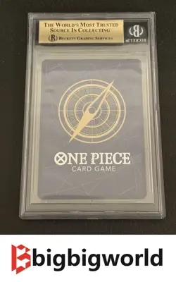 2025 JAPANESE ONE PIECE OP13-CARRYING ON HIS WILL SP OP09-119 LUFFY BGS 10 - Image 2