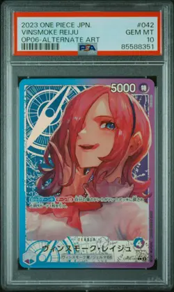 Vinsmoke Reiju OP06-042 - 2023 One Piece Leader Alt Art Japanese - PSA 10 💎💎 - Image 1