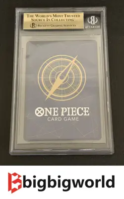 Japanese One Piece Card Game OP09-020 SP Premium THE BEST vol.2 Alt Art BGS - Image 2