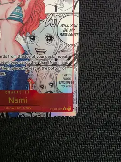 Manga Nami - One Piece PRB01 - English - Manga Alternate Art #016 OP01-016 LP+ - Image 4