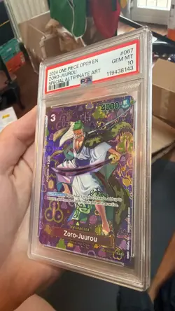 One Piece Card Game TCG OP09 Zoro-Juurou OP05-067 SP PSA 10 - Image 2