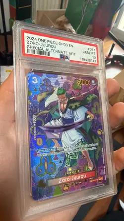 One Piece Card Game TCG OP09 Zoro-Juurou OP05-067 SP PSA 10 - Image 3