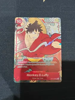 One Piece TCG Monkey.D.Luffy ST10-006 1st Anniversary Set NM - Image 1