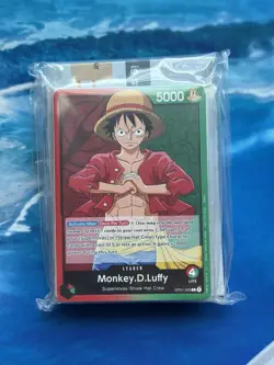One Piece Card Game Welcome Kit Monkey D. Luffy OP01-003 Demo Deck Sealed - Image 1