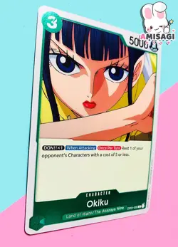 One Piece Card Game - Okiku OP01-035 R Englisch Foil Karte TCG Anime - Image 2