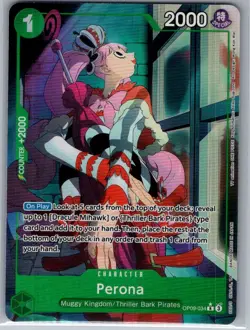 Perona (Alt Art) OP09-034 English Emperors in the New World - One Piece - NM - Image 1