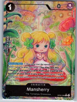 Mansherry (Alt Art) OP05-088 English - One Piece Card - NM - Image 1
