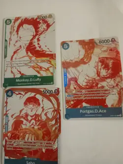 One Piece TCG 3rd Anniversary Treasure Campaign pack - COMPLETE SET - Image 4