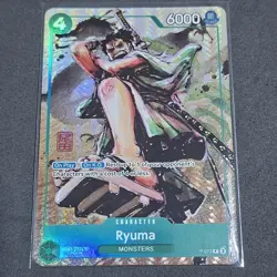 Ryuma P-072 Best Selection Vol. 3 English - One Piece Card AA Alt Art Oda Hanko - Image 1