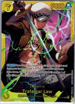 Trafalgar Law OP10-119 SEC English PRB-02 - One Piece Card - NM - Image 1