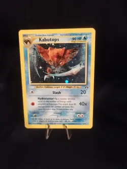 Pokemon TCG Kabutops Neo Discovery Holo Card 6/75 Unlimited Rare - Image 1