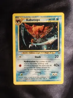 Pokemon TCG Kabutops Neo Discovery Holo Card 6/75 Unlimited Rare - Image 5