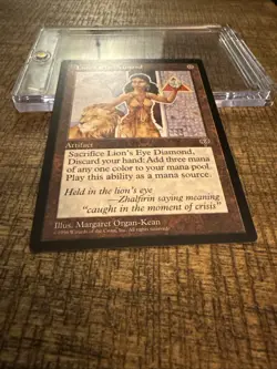 MTG Lion's Eye Diamond Mirage M/NM Beautiful Card!! - Image 4