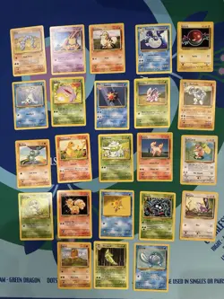 Lot Of 23 Vintage Base Set Pokemon Cards WOTC 1999 Non Holo - Image 1
