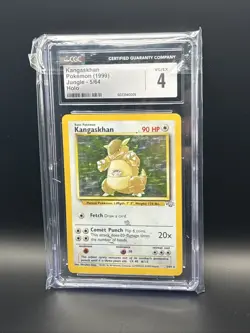 CGC 4 Pokemon TCG Kangaskhan Jungle Holo Rare Card 5/64 - Image 1
