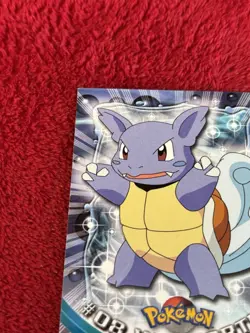 Wartortle 08 NM Topps Series 1 Near Mint Pokemon Card Black Logo - Image 2
