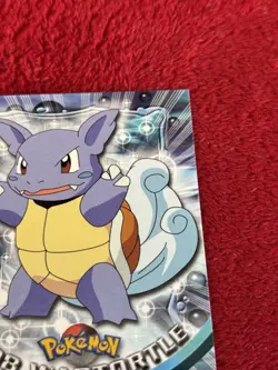 Wartortle 08 NM Topps Series 1 Near Mint Pokemon Card Black Logo - Image 3
