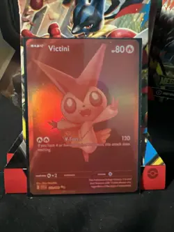 🔥Pokemon TCG Victini Full Art Holo Card 172/086 Near Mint Condition Chase Card - Image 1