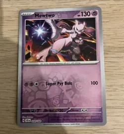 Pokemon Card Mewtwo 059/142 Sv07: Stellar Crown Reverse Holo Pack Fresh MINT - Image 1