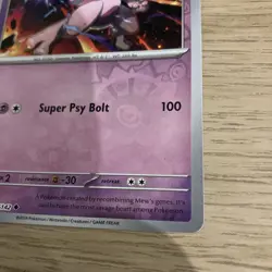 Pokemon Card Mewtwo 059/142 Sv07: Stellar Crown Reverse Holo Pack Fresh MINT - Image 3