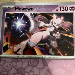 Pokemon Card Mewtwo 059/142 Sv07: Stellar Crown Reverse Holo Pack Fresh MINT - Image 5