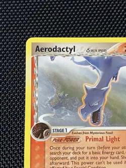 Aerodactyl Delta 35/110 Holon Phantoms Species Pokemon TCG Non-Holo Card LP/NM - Image 2
