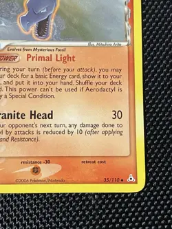 Aerodactyl Delta 35/110 Holon Phantoms Species Pokemon TCG Non-Holo Card LP/NM - Image 4