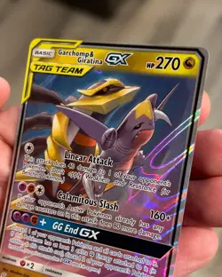 Pokemon TCG Garchomp & Giratina GX Holo Ultra Rare Card 146/236 Unified Minds - Image 5
