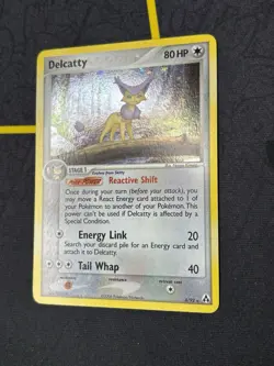 Delcatty 4/92 - EX Legend Maker Holo Rare 2006 Vintage Pokemon Card - Dent - MP - Image 2