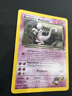 Pokemon TCG Rockets Mewtwo Gym Challenge Holo Card 14/132 - Image 2
